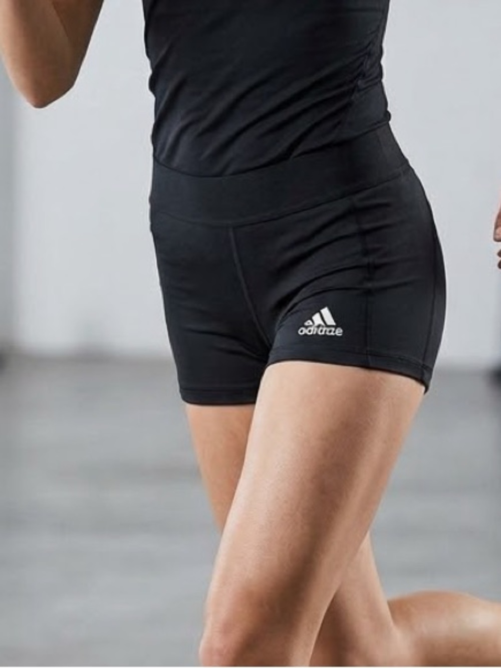 adidas Black Performance Compression Shorts